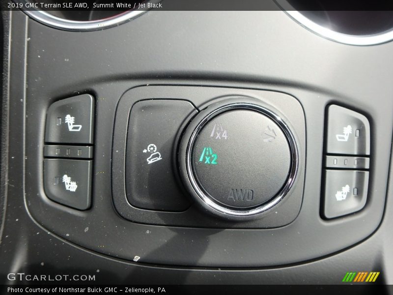 Summit White / Jet Black 2019 GMC Terrain SLE AWD