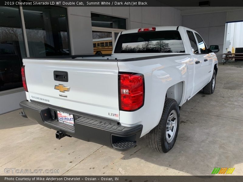 Summit White / Dark Ash/Jet Black 2019 Chevrolet Silverado LD WT Double Cab