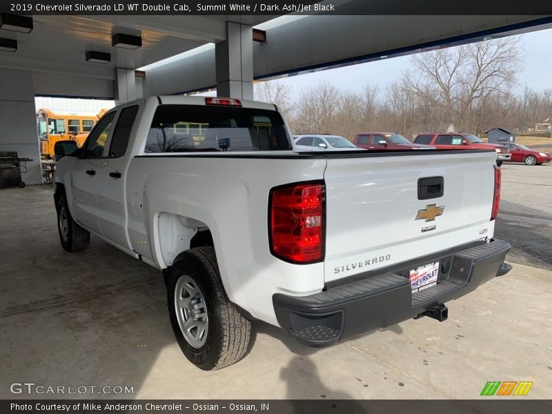 Summit White / Dark Ash/Jet Black 2019 Chevrolet Silverado LD WT Double Cab