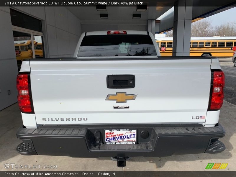 Summit White / Dark Ash/Jet Black 2019 Chevrolet Silverado LD WT Double Cab