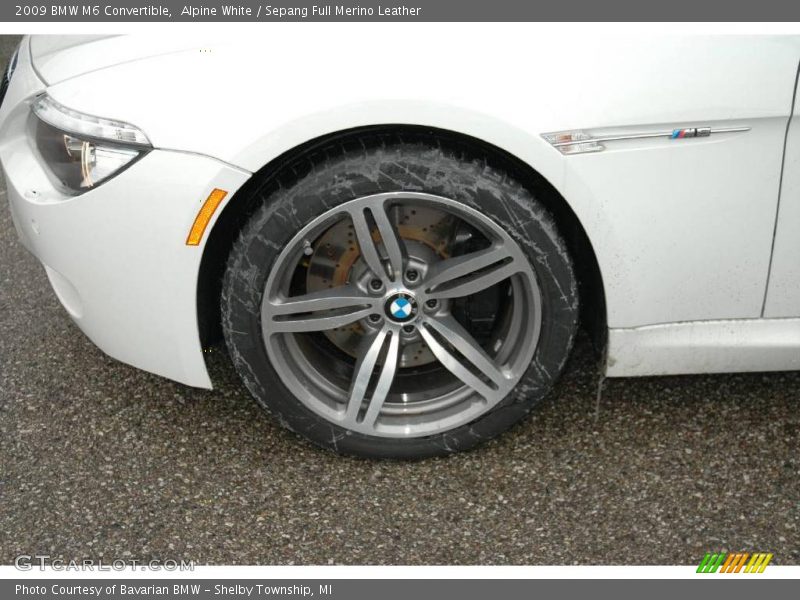 Alpine White / Sepang Full Merino Leather 2009 BMW M6 Convertible