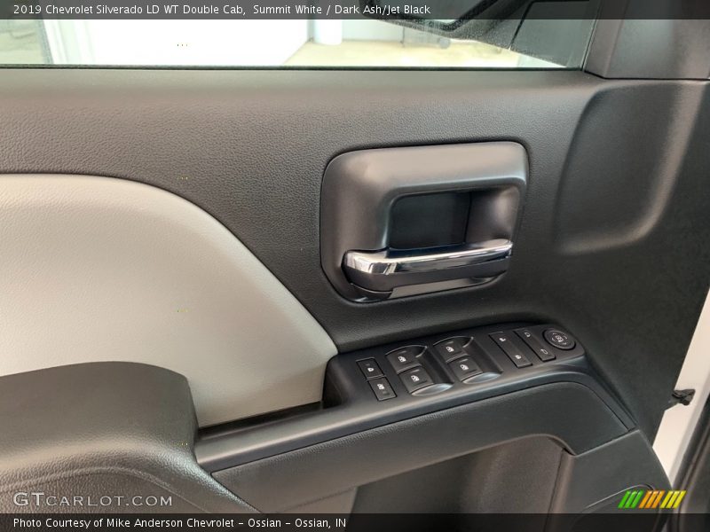 Summit White / Dark Ash/Jet Black 2019 Chevrolet Silverado LD WT Double Cab