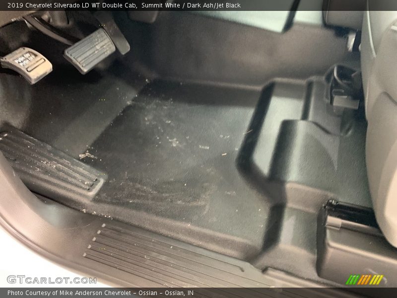 Summit White / Dark Ash/Jet Black 2019 Chevrolet Silverado LD WT Double Cab