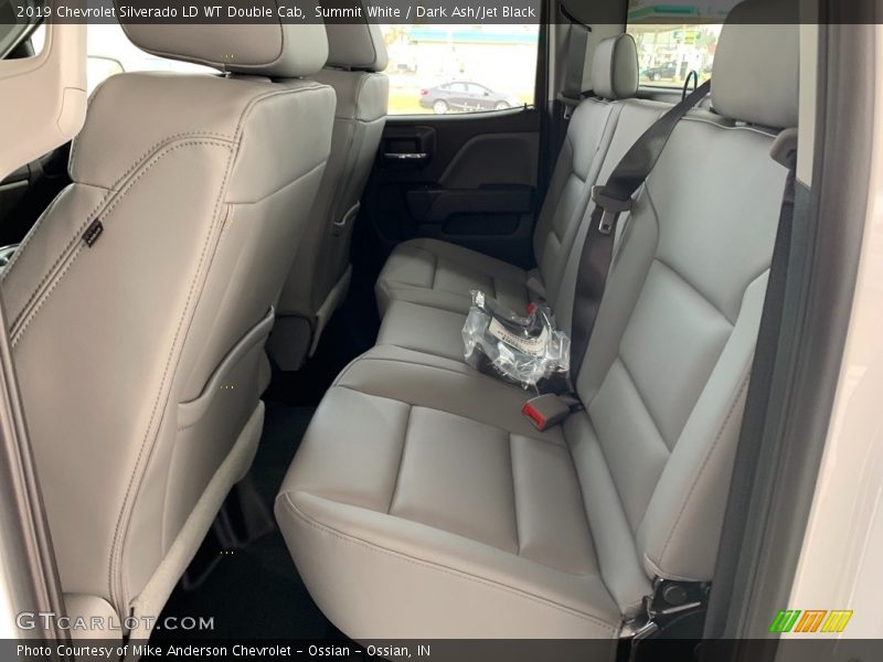 Summit White / Dark Ash/Jet Black 2019 Chevrolet Silverado LD WT Double Cab