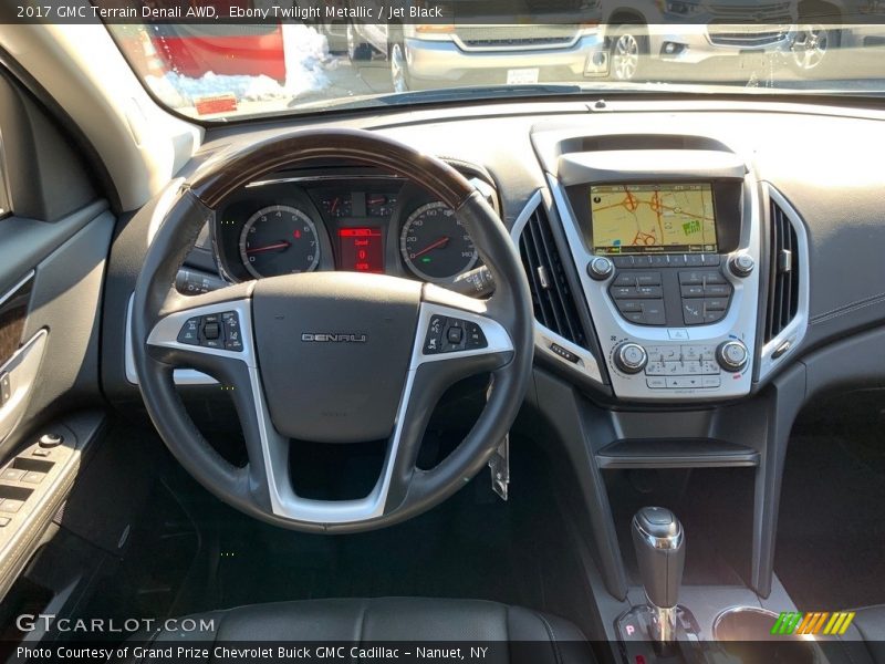 Ebony Twilight Metallic / Jet Black 2017 GMC Terrain Denali AWD