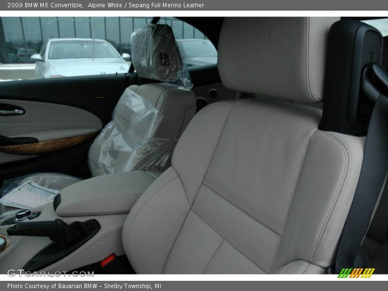 Alpine White / Sepang Full Merino Leather 2009 BMW M6 Convertible