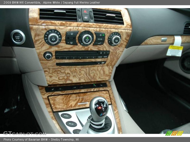 Alpine White / Sepang Full Merino Leather 2009 BMW M6 Convertible