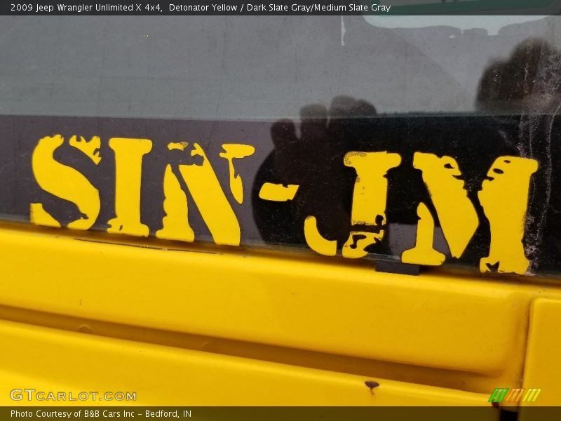Detonator Yellow / Dark Slate Gray/Medium Slate Gray 2009 Jeep Wrangler Unlimited X 4x4