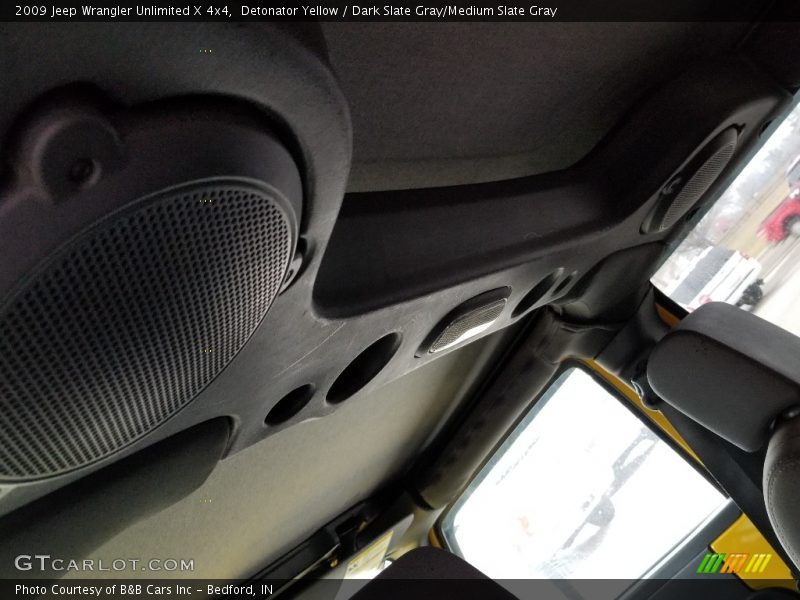 Detonator Yellow / Dark Slate Gray/Medium Slate Gray 2009 Jeep Wrangler Unlimited X 4x4