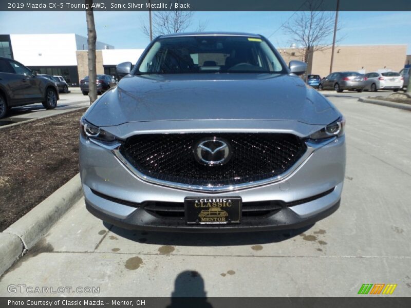 Sonic Silver Metallic / Black 2019 Mazda CX-5 Touring AWD