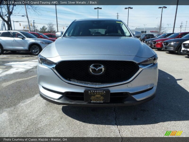 Sonic Silver Metallic / Black 2019 Mazda CX-5 Grand Touring AWD