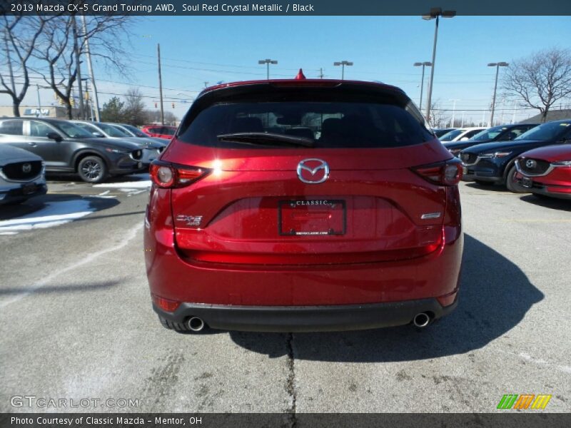Soul Red Crystal Metallic / Black 2019 Mazda CX-5 Grand Touring AWD
