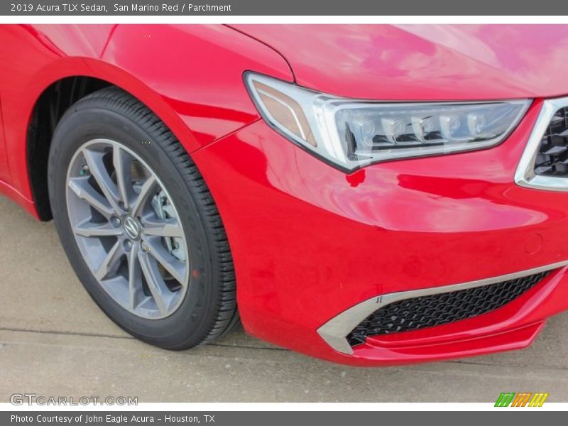 San Marino Red / Parchment 2019 Acura TLX Sedan