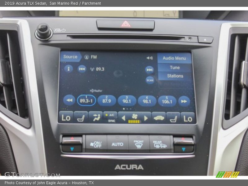 San Marino Red / Parchment 2019 Acura TLX Sedan