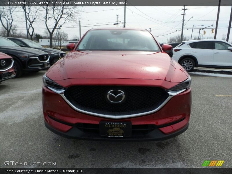 Soul Red Crystal Metallic / Black 2019 Mazda CX-5 Grand Touring AWD