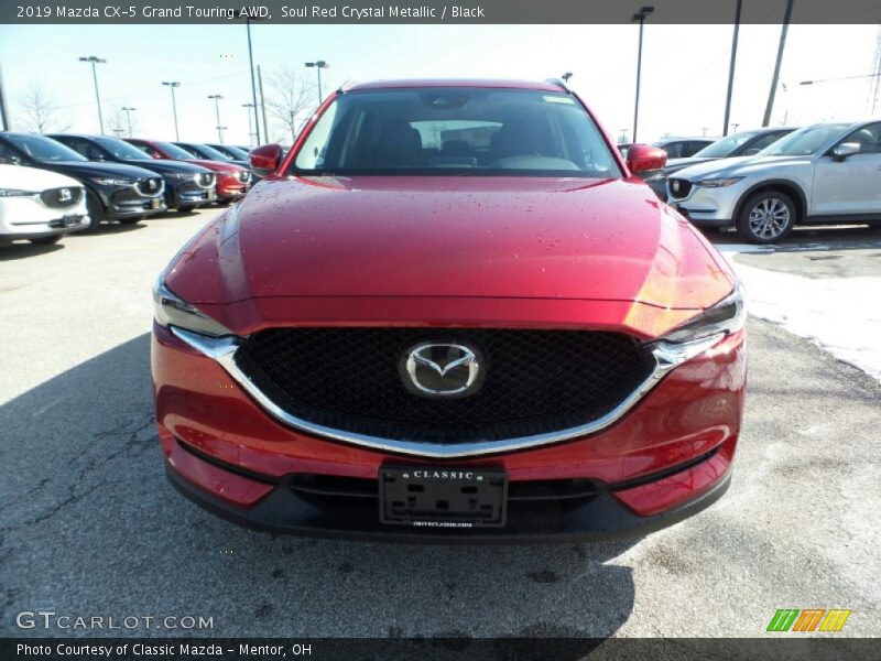 Soul Red Crystal Metallic / Black 2019 Mazda CX-5 Grand Touring AWD