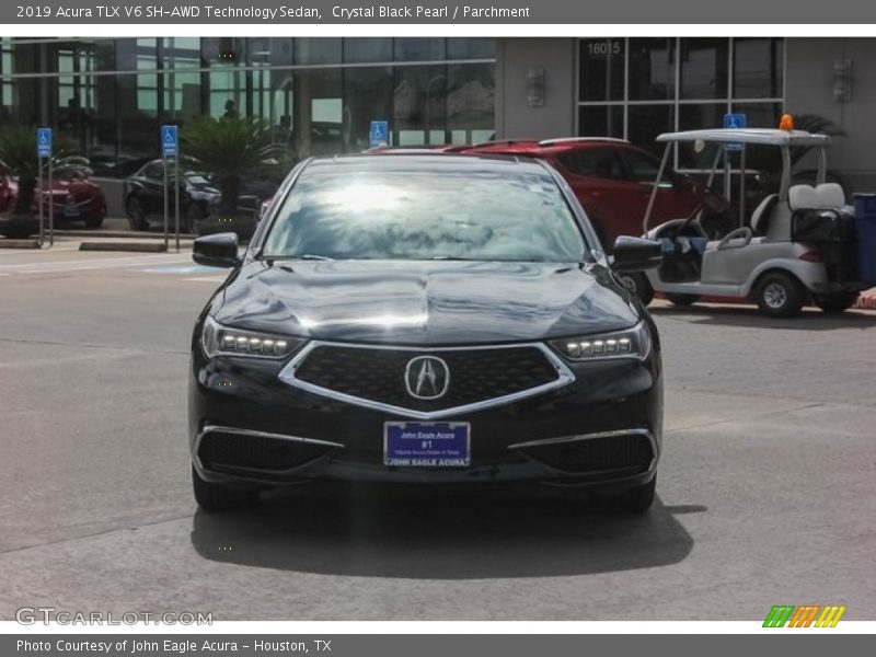 Crystal Black Pearl / Parchment 2019 Acura TLX V6 SH-AWD Technology Sedan