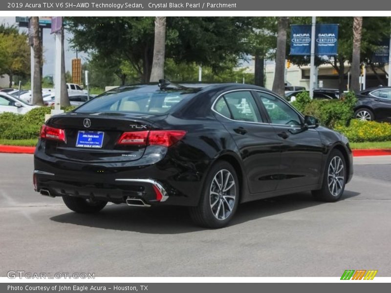 Crystal Black Pearl / Parchment 2019 Acura TLX V6 SH-AWD Technology Sedan