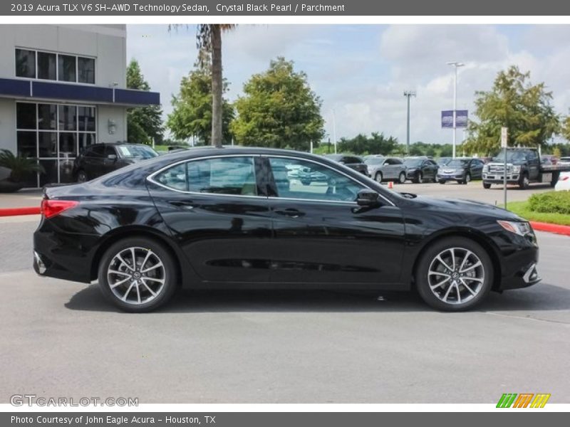Crystal Black Pearl / Parchment 2019 Acura TLX V6 SH-AWD Technology Sedan