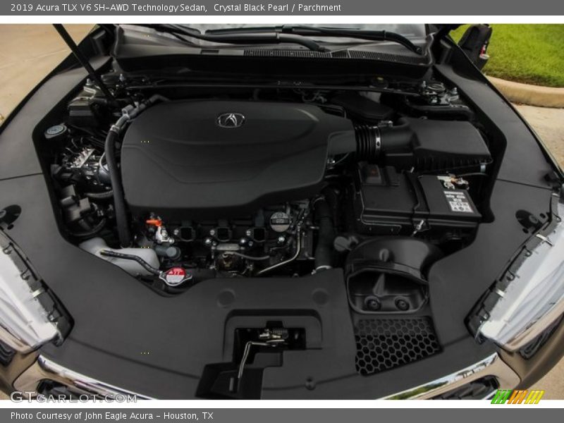 Crystal Black Pearl / Parchment 2019 Acura TLX V6 SH-AWD Technology Sedan