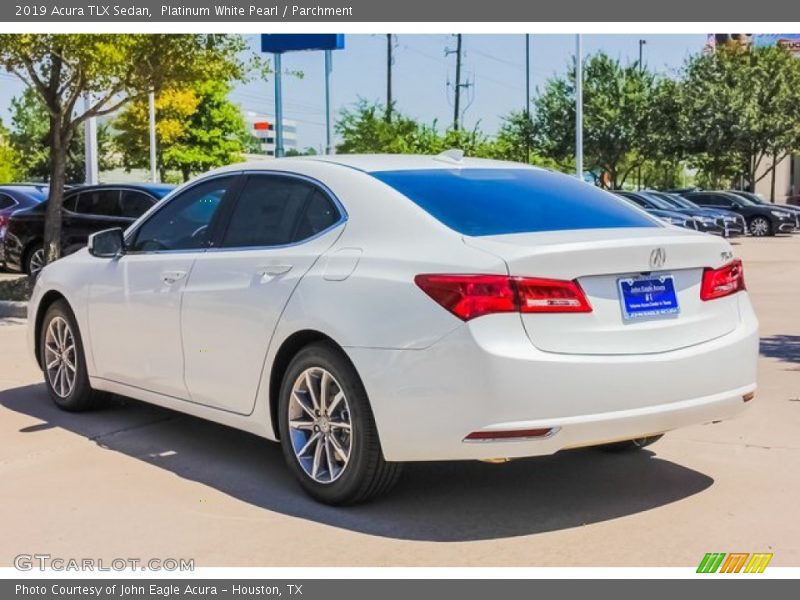 Platinum White Pearl / Parchment 2019 Acura TLX Sedan