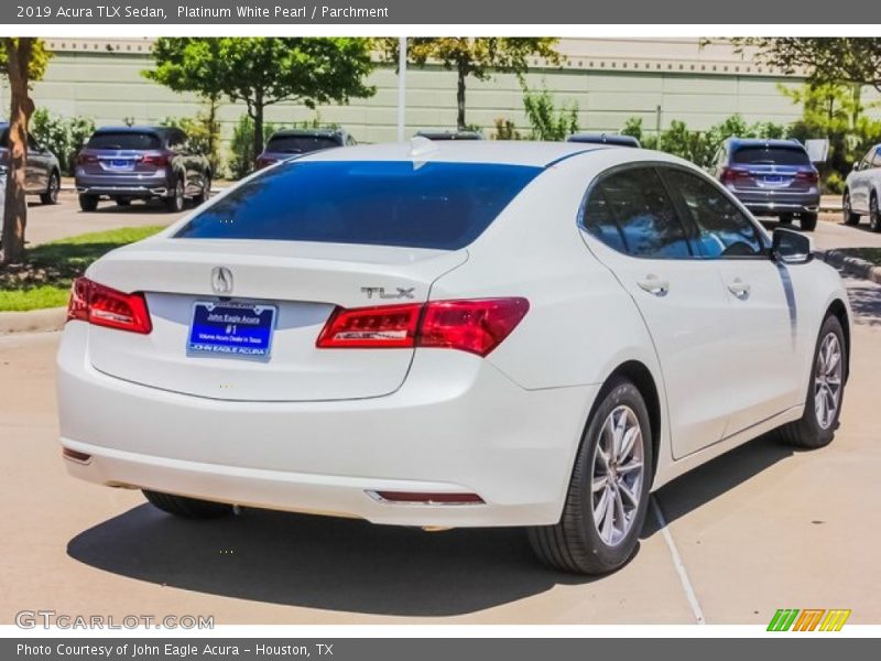Platinum White Pearl / Parchment 2019 Acura TLX Sedan