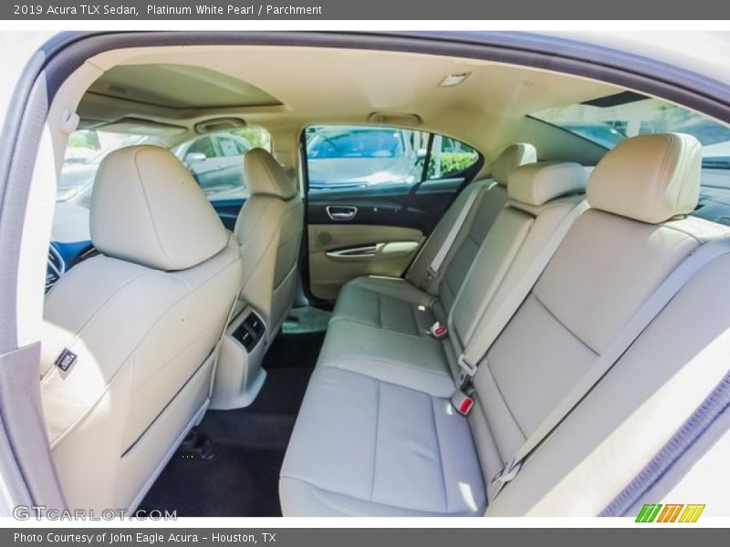 Platinum White Pearl / Parchment 2019 Acura TLX Sedan