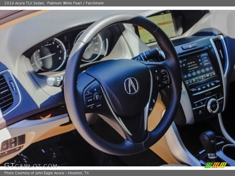 Platinum White Pearl / Parchment 2019 Acura TLX Sedan
