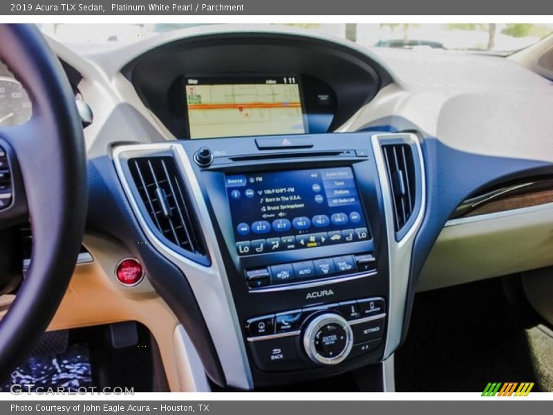 Platinum White Pearl / Parchment 2019 Acura TLX Sedan