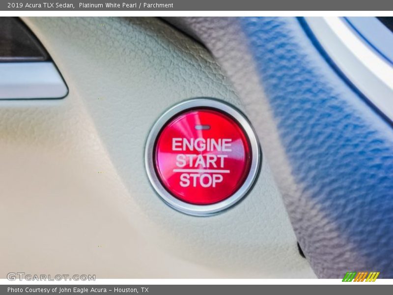 Platinum White Pearl / Parchment 2019 Acura TLX Sedan