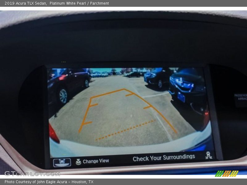 Platinum White Pearl / Parchment 2019 Acura TLX Sedan