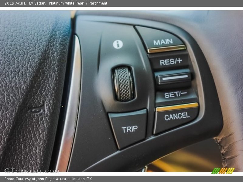 Platinum White Pearl / Parchment 2019 Acura TLX Sedan
