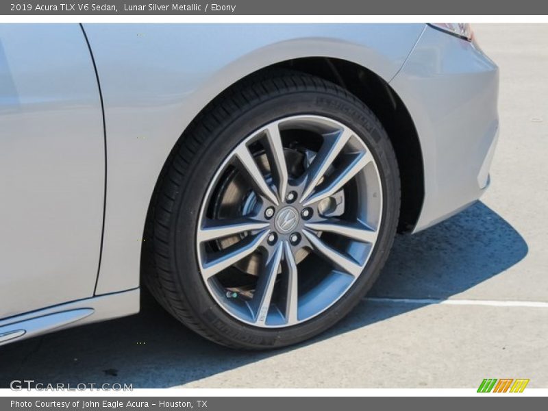 Lunar Silver Metallic / Ebony 2019 Acura TLX V6 Sedan