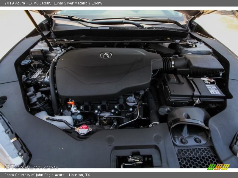 Lunar Silver Metallic / Ebony 2019 Acura TLX V6 Sedan