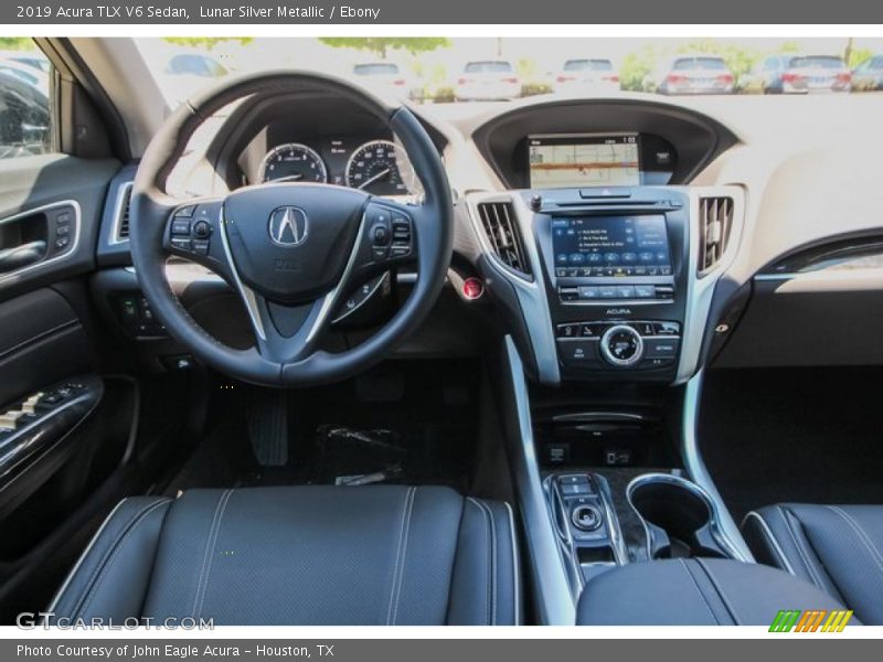 Lunar Silver Metallic / Ebony 2019 Acura TLX V6 Sedan