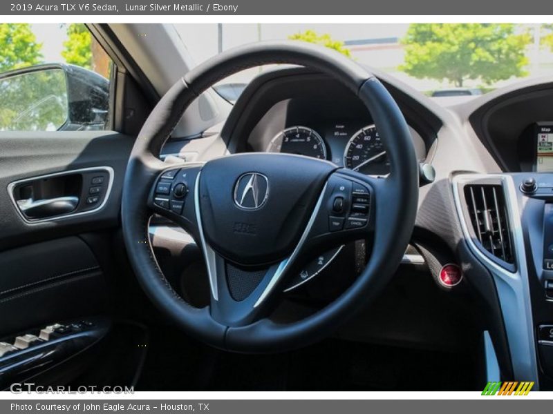 Lunar Silver Metallic / Ebony 2019 Acura TLX V6 Sedan