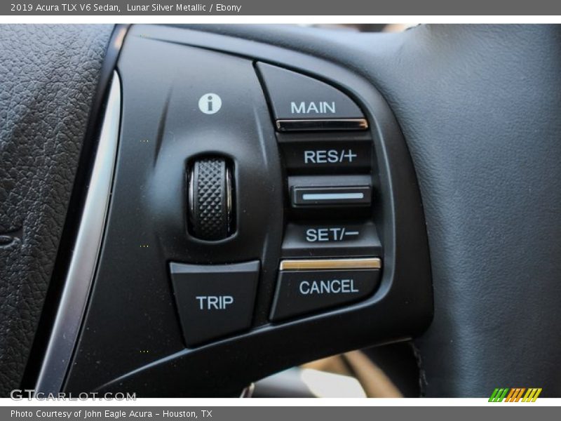 Lunar Silver Metallic / Ebony 2019 Acura TLX V6 Sedan