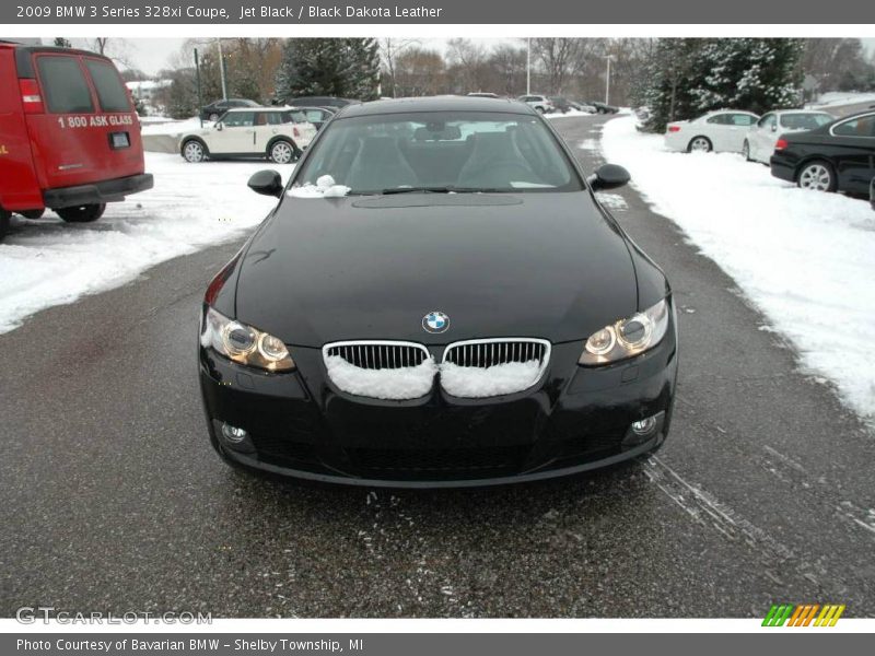 Jet Black / Black Dakota Leather 2009 BMW 3 Series 328xi Coupe