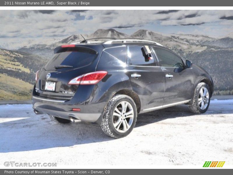 Super Black / Beige 2011 Nissan Murano LE AWD