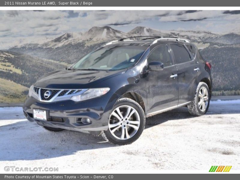 Super Black / Beige 2011 Nissan Murano LE AWD