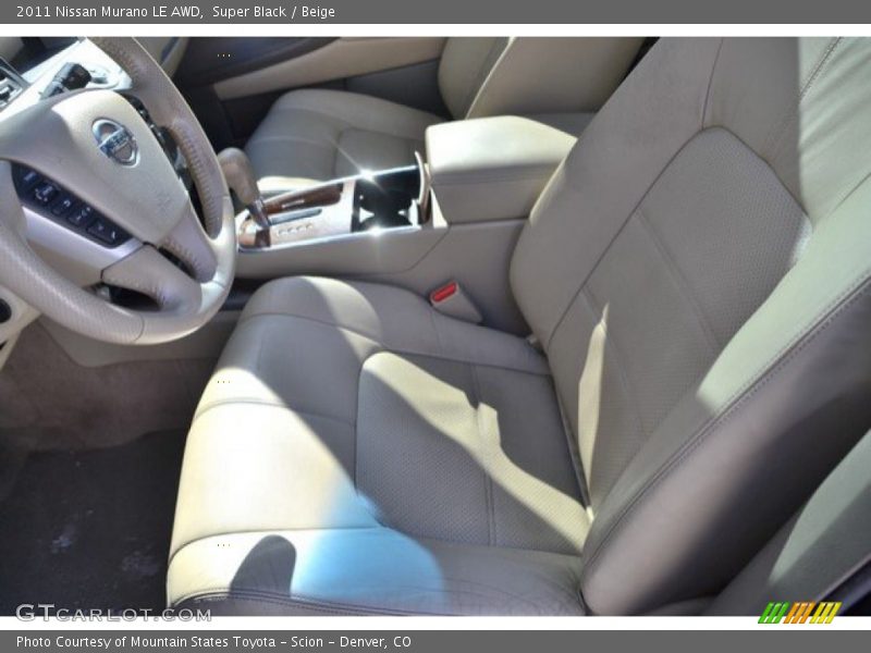 Super Black / Beige 2011 Nissan Murano LE AWD