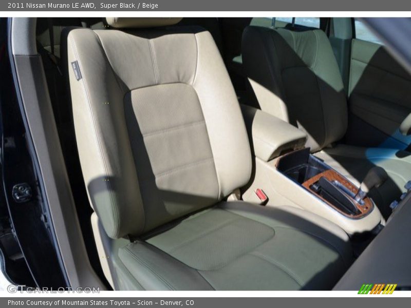 Super Black / Beige 2011 Nissan Murano LE AWD