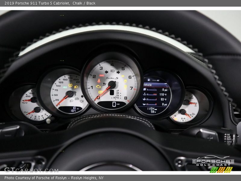  2019 911 Turbo S Cabriolet Turbo S Cabriolet Gauges