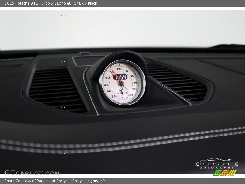 Chalk / Black 2019 Porsche 911 Turbo S Cabriolet