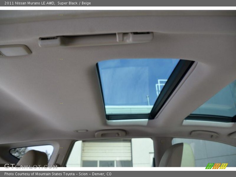 Super Black / Beige 2011 Nissan Murano LE AWD