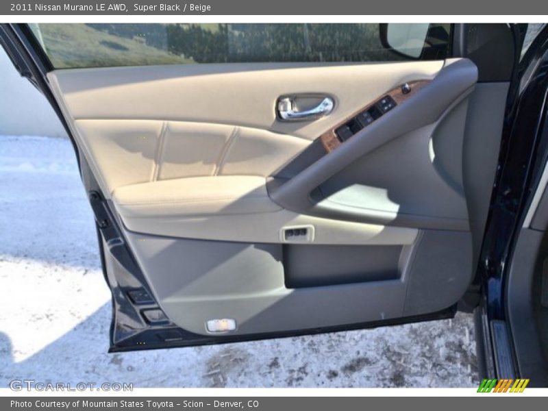 Super Black / Beige 2011 Nissan Murano LE AWD