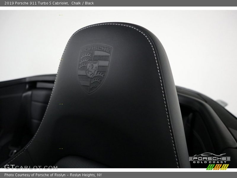 Chalk / Black 2019 Porsche 911 Turbo S Cabriolet