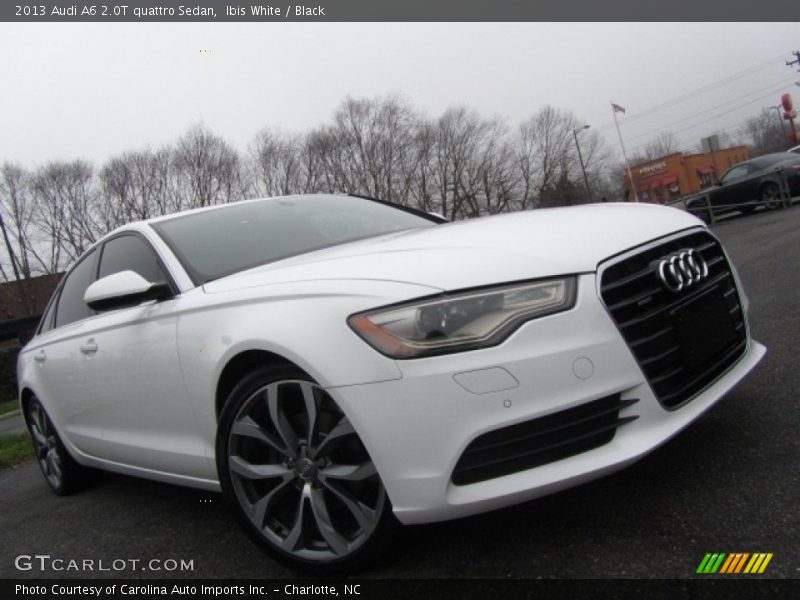 Ibis White / Black 2013 Audi A6 2.0T quattro Sedan