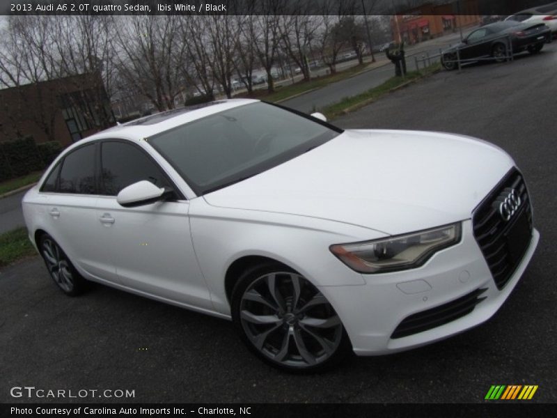 Ibis White / Black 2013 Audi A6 2.0T quattro Sedan