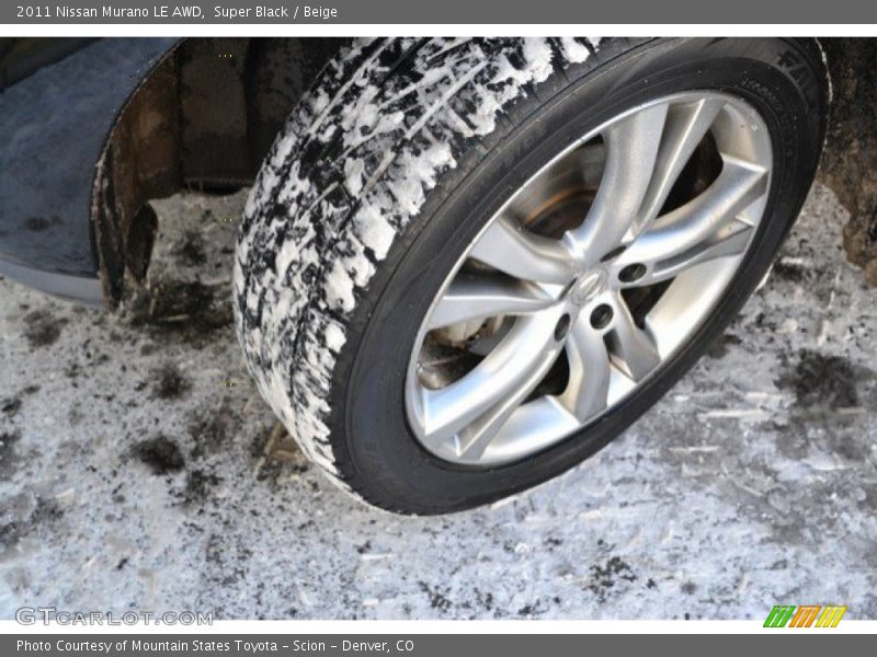 Super Black / Beige 2011 Nissan Murano LE AWD